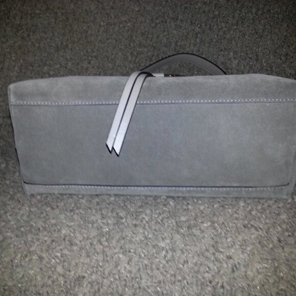 GIANNI CHIARINI-ALMOND/CLAY SUEDE & LEATHER-CIRCLE BAG-SHOULDER/HAND-NEW W/TAGS - Picture 7 of 10